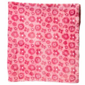 Baby Starters Pink Floral Security Lovey Blanket 34" X 29"